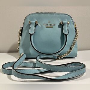 Kate Spade Cedar Street Mini Maize Light Blue Satchel Crossbody bag